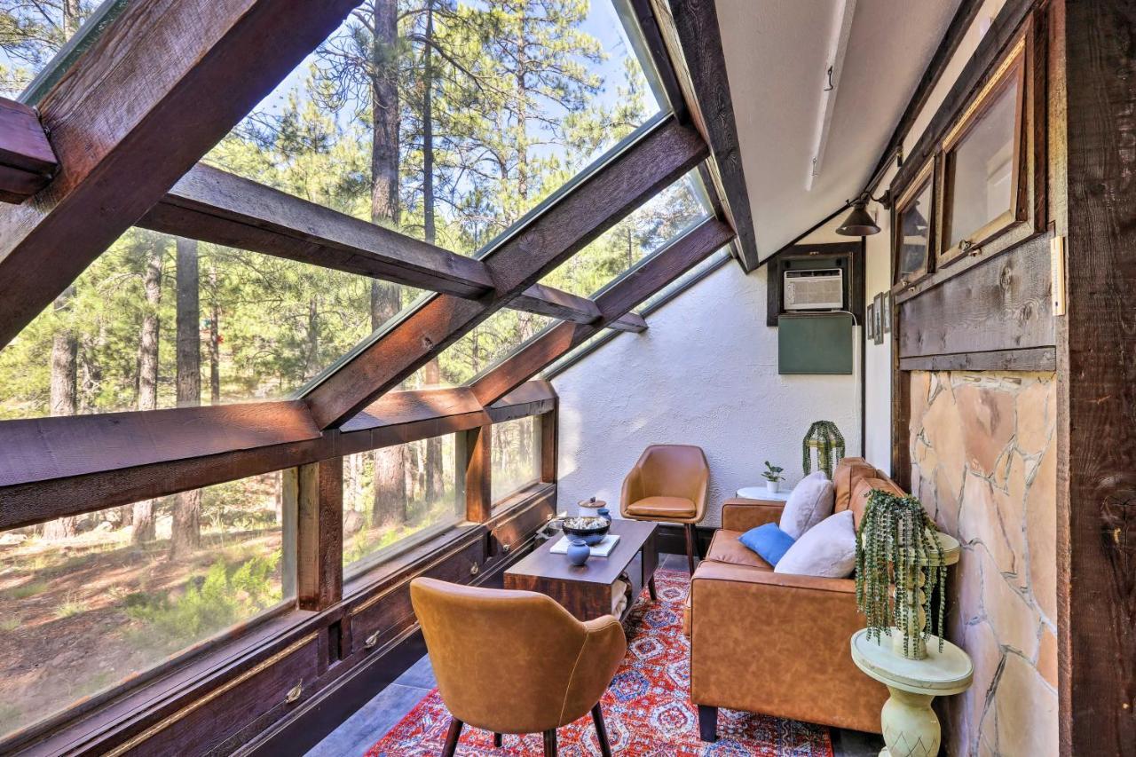 Woodsy Flagstaff Hideaway With Deck And Sunroom! Mountainaire Экстерьер фото