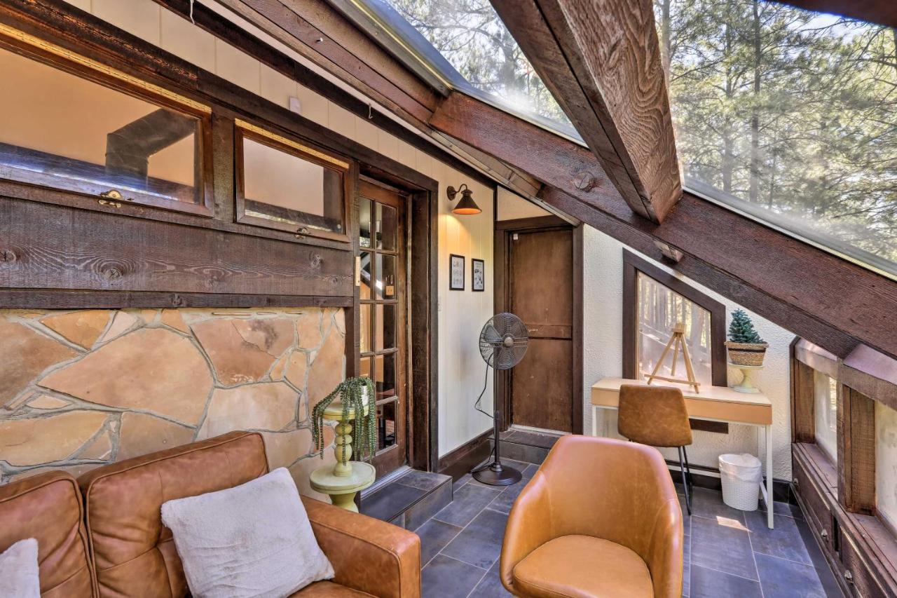 Woodsy Flagstaff Hideaway With Deck And Sunroom! Mountainaire Экстерьер фото