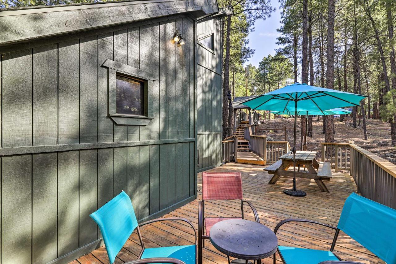 Woodsy Flagstaff Hideaway With Deck And Sunroom! Mountainaire Экстерьер фото